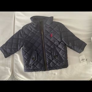 Ralph Lauren - Brand new navy Fall Avitar infant size 9 months jacket.